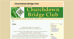 Desktop Screenshot of churchdownbridgeclub.org.uk